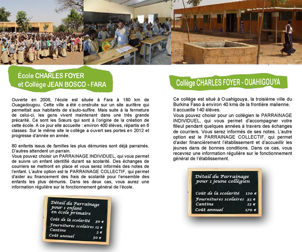 Ecole colle ge burkina